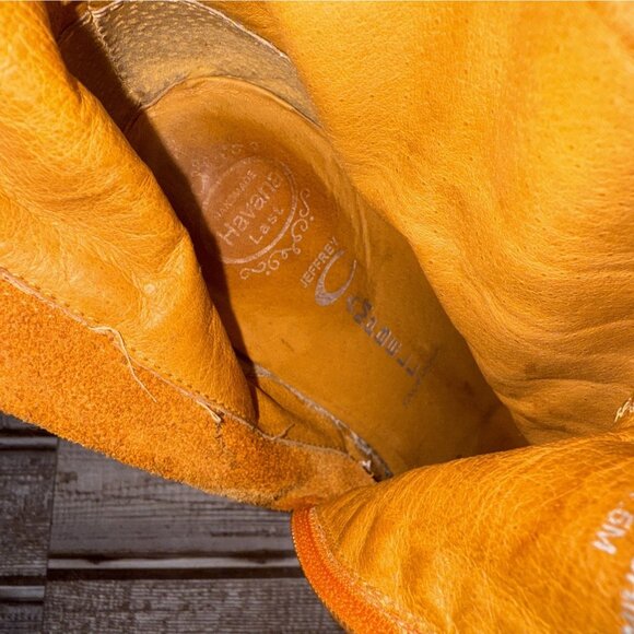 Jeffrey Campbell Dollywood Hidden Wedge Boots Color Orange Size 7.5 M - Picture 7 of 8